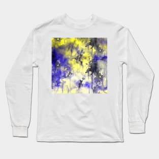 Yellow abstract Long Sleeve T-Shirt